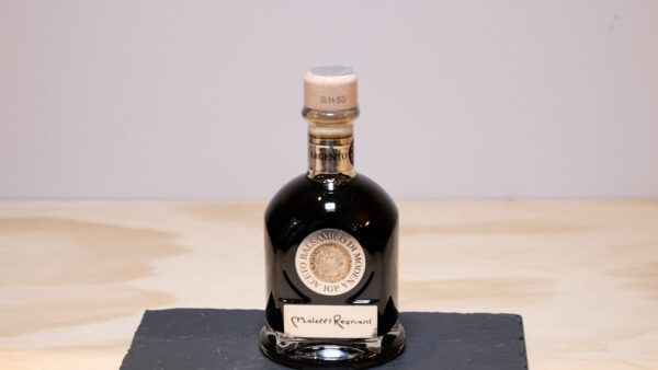 Image présentation bouteille Vinaigre Balsamique Maletti Regnant