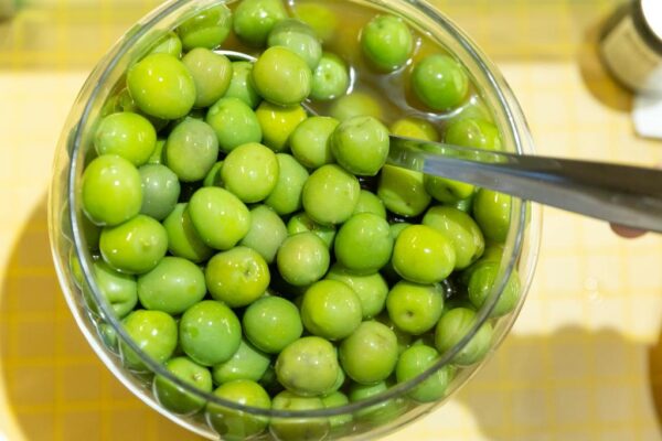 Présentation des olives Napolitaines